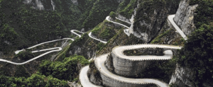 La route Tianmen - Chine