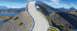 La route de l’Atlantique-Norvège