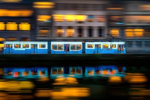 Tramway en ville