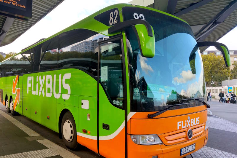 Autocar Flixbus en Pologne